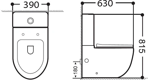 Чаша напольного унитаза Aquanet Rimless Cetus 2.0 C1 LX-2903 с сиденьем Чаша напольного унитаза Aquanet Rimless Cetus 2.0 C1 LX-2903 с сиденьем