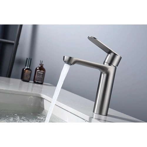 Смеситель для раковины Splenka S222.10.09, графит Смеситель для раковины Splenka S222.10.09, графит