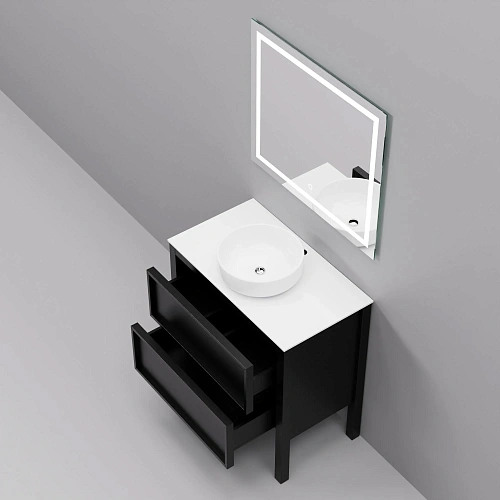 Комплект мебели ArtDecco Elisa 80 AES08F78S3M0 черный дуб Комплект мебели ArtDecco Elisa 80 AES08F78S3M0 черный дуб