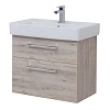 Тумба под раковину DREJA Q MAX, 80 см, подвесная, 2 ящика, дуб кантри 77.0008D Тумба под раковину DREJA Q MAX, 80 см, подвесная, 2 ящика, дуб кантри 77.0008D