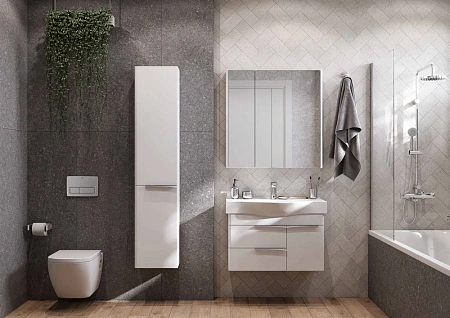 Шкаф-пенал Aquaton Беверли левая белый 1A235403BV01L Шкаф-пенал Aquaton Беверли левая белый 1A235403BV01L