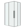 Душевой уголок GROSSMAN Galaxy 1/2.K33.01.11.10.00-1/2.K33.01.10.10.00 (110х100х195) раздвижная,хром,стекло прозрачное Душевой уголок GROSSMAN Galaxy 1/2.K33.01.11.10.00-1/2.K33.01.10.10.00 (110х100х195) раздвижная,хром,стекло прозрачное