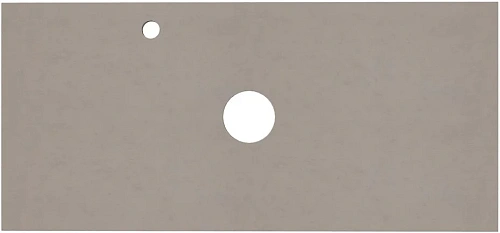 Столешница Aquanet Flat 100 00345786 бежевый, с отверстием слева Столешница Aquanet Flat 100 00345786 бежевый, с отверстием слева