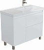 Тумба под раковину Aquanet Nova Lite 2.0 90 00346338 напольная, белый глянец, правая
