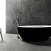 Ванна отдельностоящая ABBER AB9279MB 150x150 универсальная, черная матовая, акриловая Ванна отдельностоящая ABBER AB9279MB 150x150 универсальная, черная матовая, акриловая