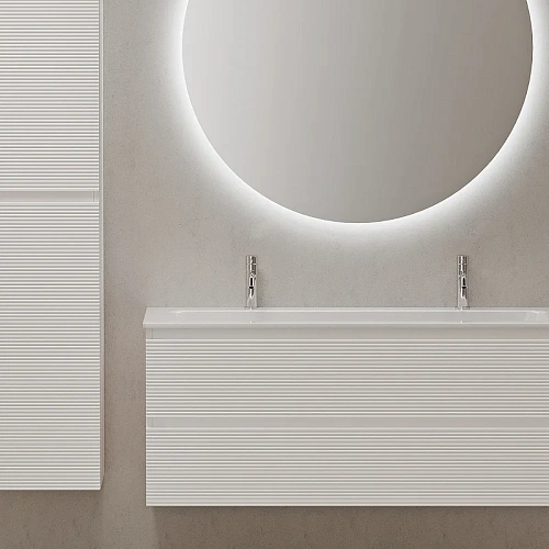 Тумба под раковину Sancos Folk FL120W 1195х445х500 Bianco, подвесная Тумба под раковину Sancos Folk FL120W 1195х445х500 Bianco, подвесная