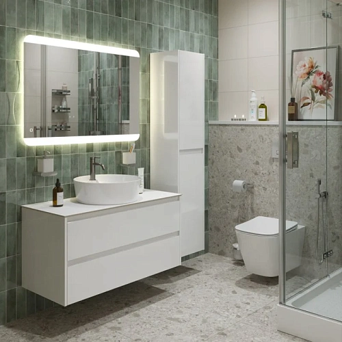 Тумба со столешницей и раковиной BelBagno KRAFT 80 kraft80bo-kepbo-1306-set подвесная KRAFT80BO-KEPBO-1306-SET Тумба со столешницей и раковиной BelBagno KRAFT 80 kraft80bo-kepbo-1306-set подвесная KRAFT80BO-KEPBO-1306-SET