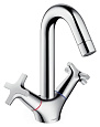 Смеситель для раковины hansgrohe Logis Classic и сливным гарнитуром, хром 71270000 Смеситель для раковины hansgrohe Logis Classic и сливным гарнитуром, хром 71270000