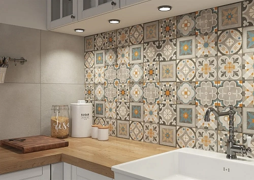 Керамогранит Cersanit Loft многоцветный 42x42 LO4R452 Керамогранит Cersanit Loft многоцветный 42x42 LO4R452