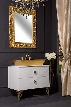 Столешница Armadi Art NeoArt Solid Glass 851-080 белая прямая 81x52см Столешница Armadi Art NeoArt Solid Glass 851-080 белая прямая 81x52см