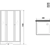 Душевой уголок Niagara Eco NG-008-14QT (800х800х1950) низкий поддон (13см) стекло тонированное _0081432QT Душевой уголок Niagara Eco NG-008-14QT (800х800х1950) низкий поддон (13см) стекло тонированное _0081432QT