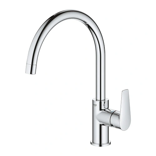Смеситель для кухни Grohe Start Edge с высоким C-образным изливом, хром (31369001) Смеситель для кухни Grohe Start Edge с высоким C-образным изливом, хром (31369001)