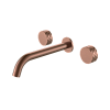 Смеситель для раковины Boheme Stick 152-2-BRB встраиваемый DIAMOND на 3 отверстия BRUSHED BRONZE