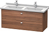 Картинка анонса товара «тумба под раковину duravit brioso br414401079 напольная 122 см орех»