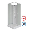 Картинка анонса товара «душевая кабина niagara promo p90/13q/mt/bk (900х900х2000)»