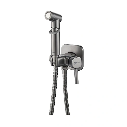 Гигиенический душ Lemark Solo LM7165GM, встраиваемый, графит Гигиенический душ Lemark Solo LM7165GM, встраиваемый, графит