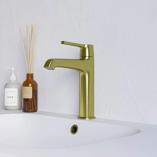 Смеситель для раковины RGW Shower Panels SP-301G золото Смеситель для раковины RGW Shower Panels SP-301G золото