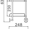 Полка Haiba HB1907-3 3-ярусная угловая Полка Haiba HB1907-3 3-ярусная угловая