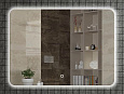 Зеркало Boheme Vallessi с круговой тыльной подсветкой 100x70, IP24 543/2 Зеркало Boheme Vallessi с круговой тыльной подсветкой 100x70, IP24 543/2