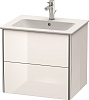 Картинка анонса товара «тумба под раковину duravit xsquare xs417102222 подвесная 61 см белая глянцевый»