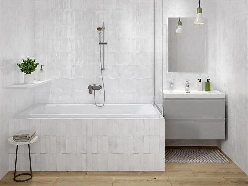 Плитка керамическая Cersanit Carly кирпичи светло-серый рельеф 29,8x59,8 CSL523 Плитка керамическая Cersanit Carly кирпичи светло-серый рельеф 29,8x59,8 CSL523