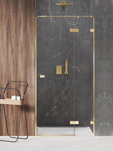 Душевая дверь NEW TRENDY AVEXA GOLD SHINE P 120x200 EXK-1639 золото Душевая дверь NEW TRENDY AVEXA GOLD SHINE P 120x200 EXK-1639 золото