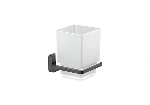 Стакан Aquatek ЛИБРА AQ4304MB черный матовый Стакан Aquatek ЛИБРА AQ4304MB черный матовый