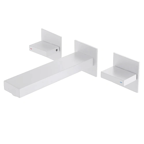 Смеситель для раковины ABBER Daheim AF82122W для раковины скрытого монтажа, белый матовый Смеситель для раковины ABBER Daheim AF82122W для раковины скрытого монтажа, белый матовый