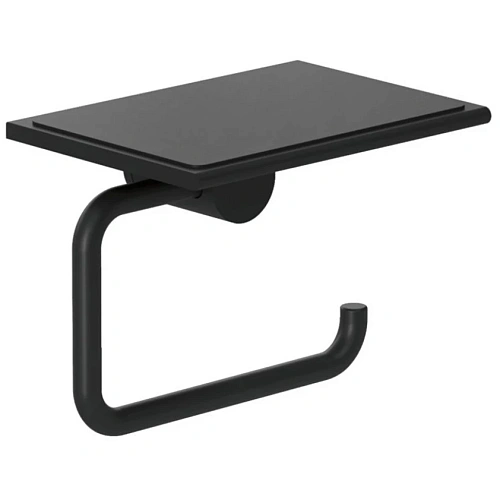 Держатель туалетной бумаги Kludi VELA R 5897139 черный матовый Держатель туалетной бумаги Kludi VELA R 5897139 черный матовый