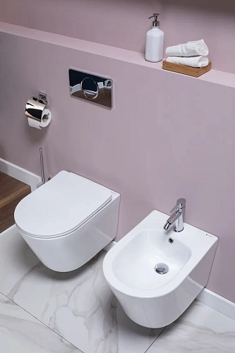 Биде подвесное Aquanet Atago 2.0 B2 LX-1057 Биде подвесное Aquanet Atago 2.0 B2 LX-1057