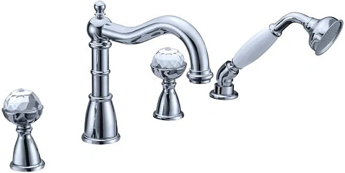 Смеситель на борт ванны Boheme Brillante 393 Смеситель на борт ванны Boheme Brillante 393