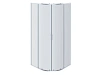 Душевой уголок Aquatek АРИЯ AQ ARI RO 10020CH четверть круга, двери раздвижные 1000x1000x2000, профиль хром, стекло прозрачное