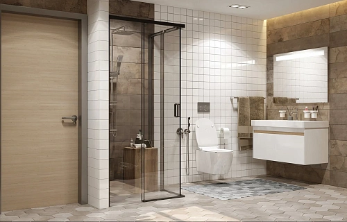 Душевой уголок Ambassador Queen 11011204Black (1000x1000x2000) Душевой уголок Ambassador Queen 11011204Black (1000x1000x2000)