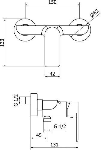 Смеситель для душа Cezares FURORE (DM-01-Cr) FURORE-DM-01-Cr Смеситель для душа Cezares FURORE (DM-01-Cr) FURORE-DM-01-Cr