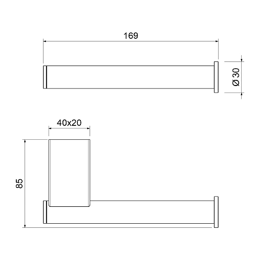 Держатель туалетной бумаги Timo Luiro 18541/00 хром Держатель туалетной бумаги Timo Luiro 18541/00 хром
