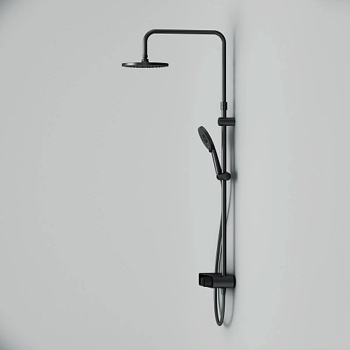 Душевая система AM.PM X-Joy F0785A622 верхний душ 220мм, черный Душевая система AM.PM X-Joy F0785A622 верхний душ 220мм, черный