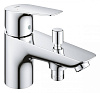 Картинка анонса товара «смеситель на борт ванны grohe bauedge, монтаж на 1 отверстие, хром (23562001)»