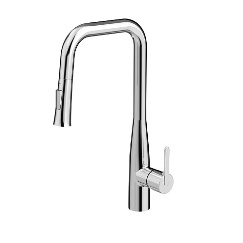 Смеситель для кухни Kaiser Claro с вытяжной лейкой хром 22144 Смеситель для кухни Kaiser Claro с вытяжной лейкой хром 22144