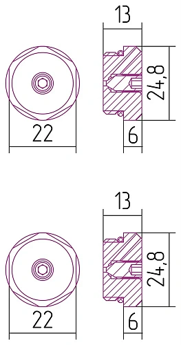 Спускной клапан Сунержа (d 25 мм / G 1/2 НР / 2 шт.) 032-1200-0000 Матовое золото Спускной клапан Сунержа (d 25 мм / G 1/2 НР / 2 шт.) 032-1200-0000 Матовое золото