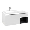 Картинка анонса товара «тумба под раковину villeroy &amp; boch subway 3.0 с подсветкой brilliant white / brilliant white c572l0v c572l0ve»