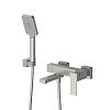 Картинка анонса товара «смеситель для ванны cezares slider-vd-in с ручным душем, шлангом и держателем, сатин»