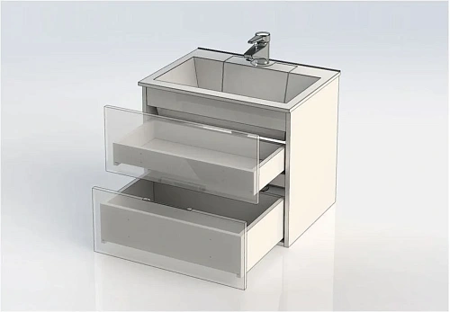 Тумба под раковину Aquanet Алвита 60 серый антрацит 00183991 Тумба под раковину Aquanet Алвита 60 серый антрацит 00183991