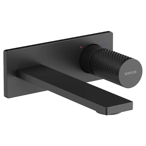 Смеситель для раковины Sancos Nexus SC9013MB с внутренней частью, черный матовый Смеситель для раковины Sancos Nexus SC9013MB с внутренней частью, черный матовый