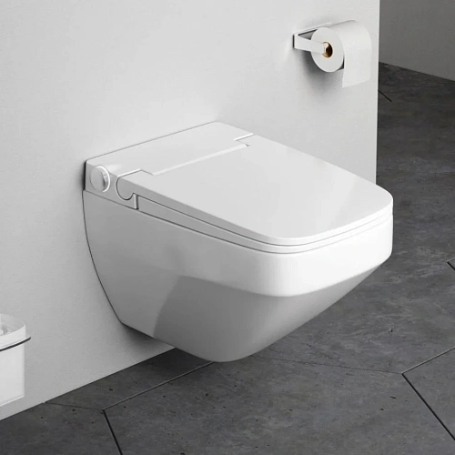 Унитаз подвесной AM.PM Inspire V2.0 CCC50A1700SC с интегрированным электронным биде с сиденьем Унитаз подвесной AM.PM Inspire V2.0 CCC50A1700SC с интегрированным электронным биде с сиденьем