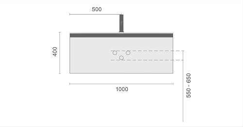 Тумба под раковину Armadi Art QUATRO 1 100CM рифл DAPHNE профиль ANTHRACITE с подсветкой 790-M1-100-D-RIB-A-LED Тумба под раковину Armadi Art QUATRO 1 100CM рифл DAPHNE профиль ANTHRACITE с подсветкой 790-M1-100-D-RIB-A-LED