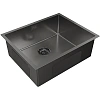 Кухонная мойка Paulmark NEXT 54 UNI, PM215444-GM, вороненая сталь,540х440мм 1,2мм Кухонная мойка Paulmark NEXT 54 UNI, PM215444-GM, вороненая сталь,540х440мм 1,2мм