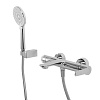 Смеситель для ванны CEZARES LUX-VD-01 с ручным душем, шлангом и держателем, хром