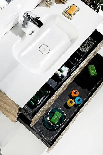 Тумба под раковину Armadi Art VALLESSI 100 Дуб светлый матовый фактурный 837-100-L Тумба под раковину Armadi Art VALLESSI 100 Дуб светлый матовый фактурный 837-100-L