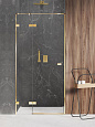 Душевая дверь NEW TRENDY AVEXA GOLD SHINE L 90x200 EXK-1632 золото Душевая дверь NEW TRENDY AVEXA GOLD SHINE L 90x200 EXK-1632 золото