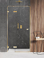 Душевая дверь NEW TRENDY AVEXA GOLD SHINE L 90x200 EXK-1632 золото Душевая дверь NEW TRENDY AVEXA GOLD SHINE L 90x200 EXK-1632 золото